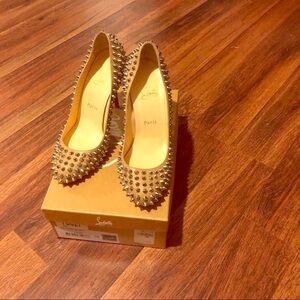 Women’s Authentic Christian Louboutin Spiked Heels